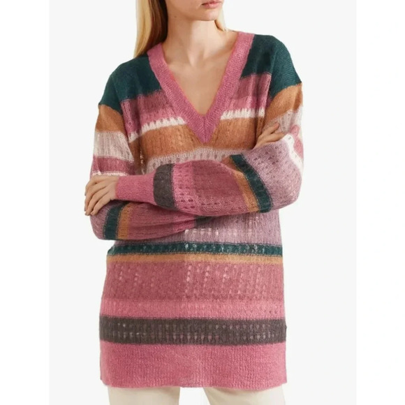 sold NEW Rag & Bone Nassua Striped Tunic Sweater - Picture 1 of 6